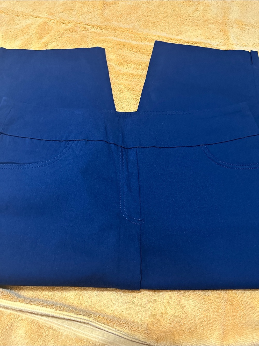 Ruby Rd. Navy Blue Capris - Picture 3 of 6